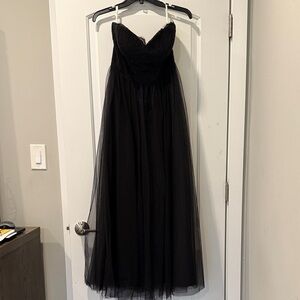 Azazie Black Strapless Dress